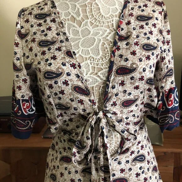 Cupshe Paisley High low Dress - Picture 8 of 8